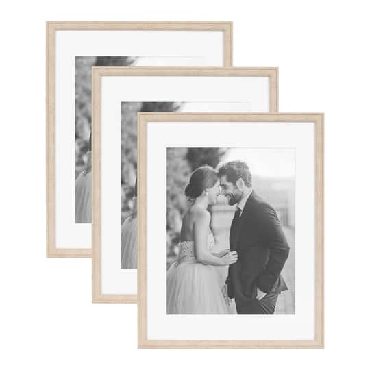 Kate and Laurel 14" x 18" Adlynn Photo Frame with 11" x 14" Mat